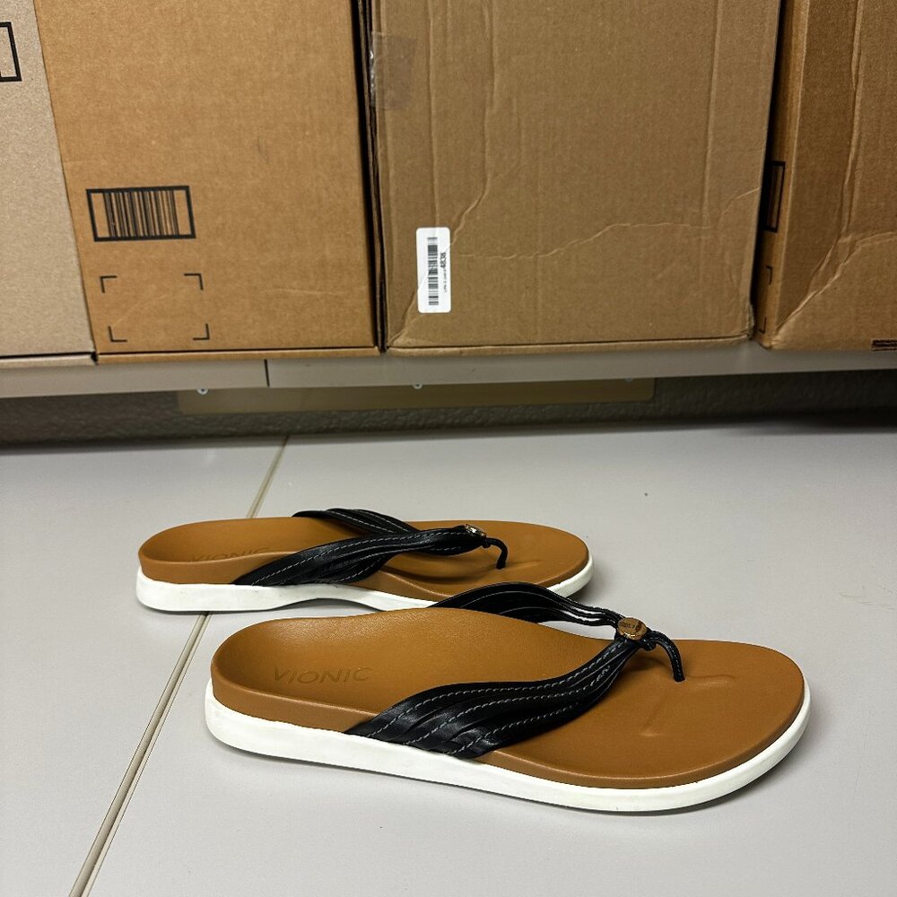 Vionic Catalina Sandals - Black - Size 9